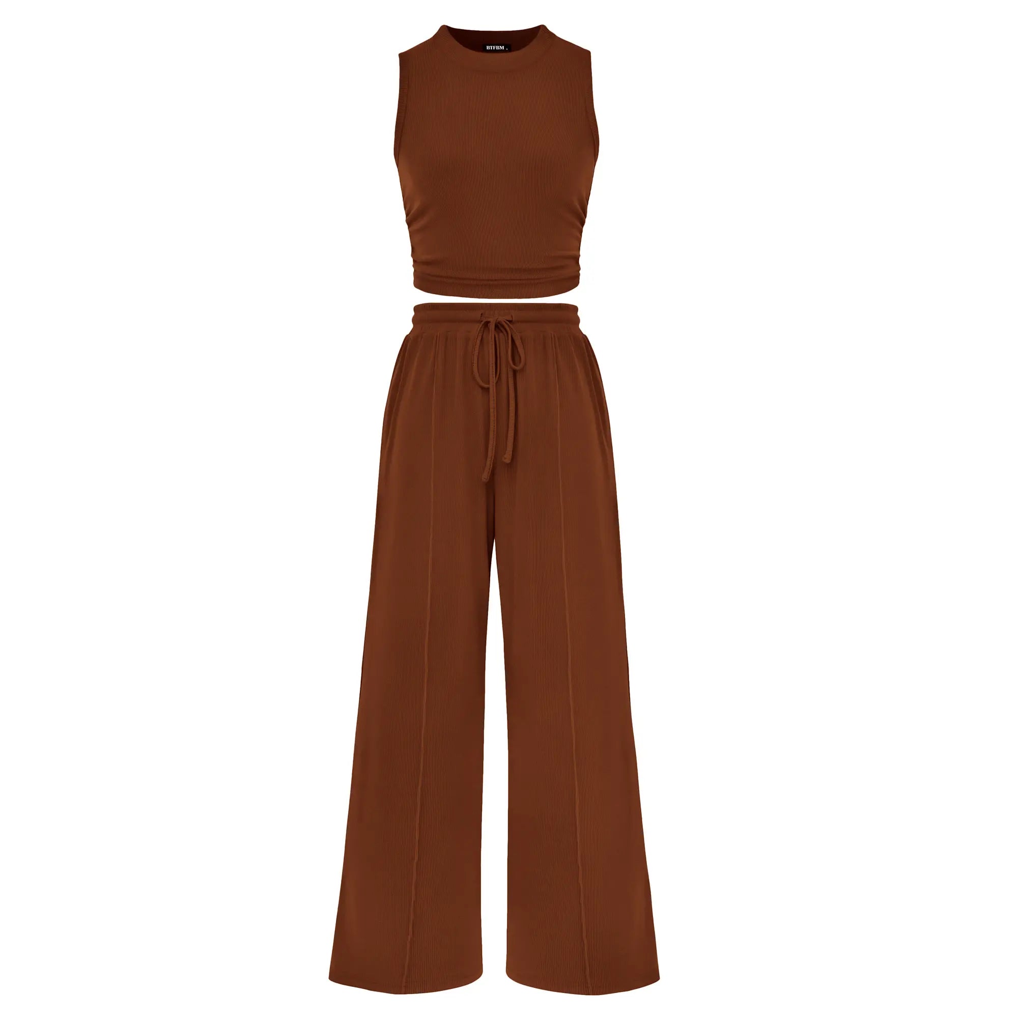 Summer 2-Piece Outfit (Vest + Pants)