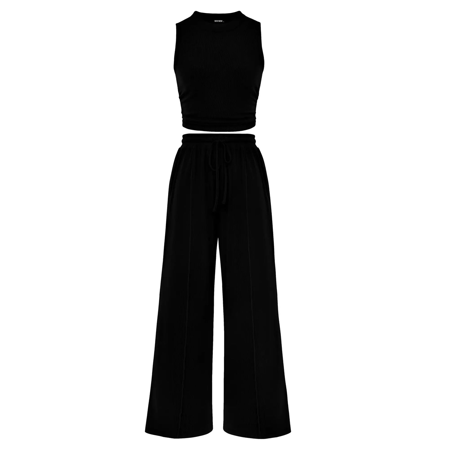 Summer 2-Piece Outfit (Vest + Pants)