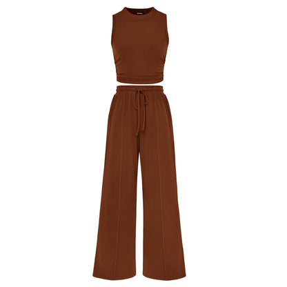 Summer 2-Piece Outfit (Vest + Pants)