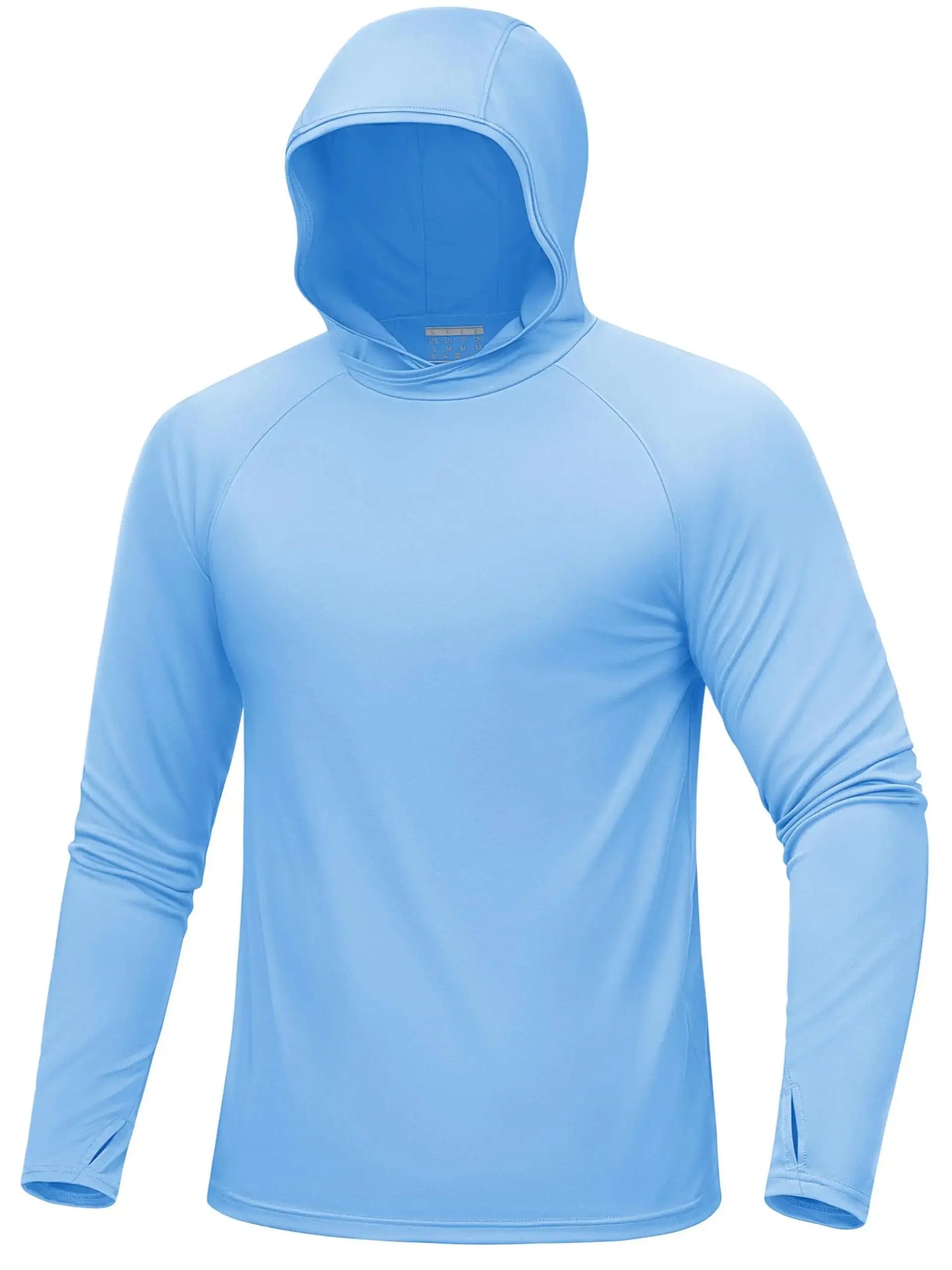 Hooded T-Shirts Mens Quick Dry UV Block Sun Shirts