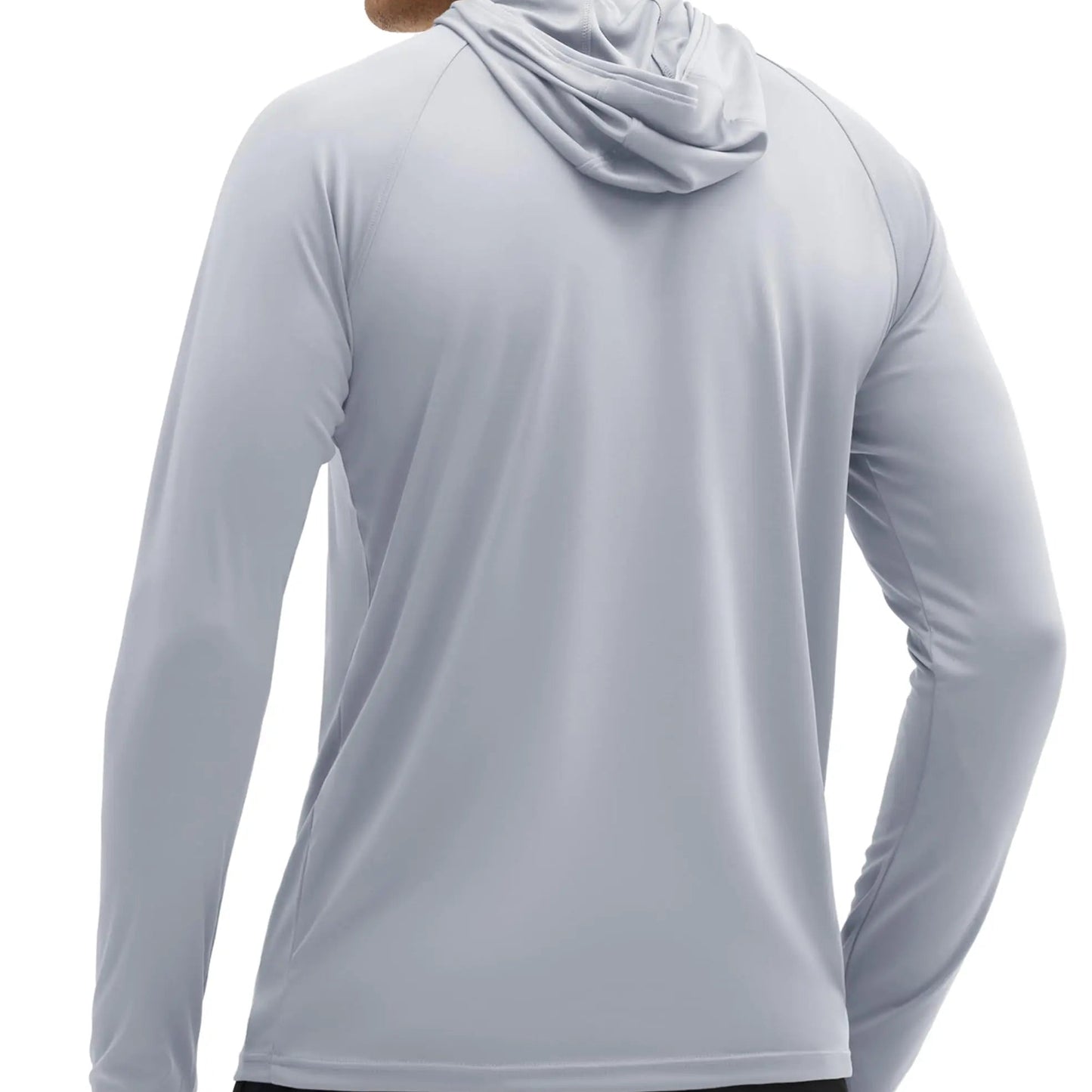 Hooded T-Shirts Mens Quick Dry UV Block Sun Shirts