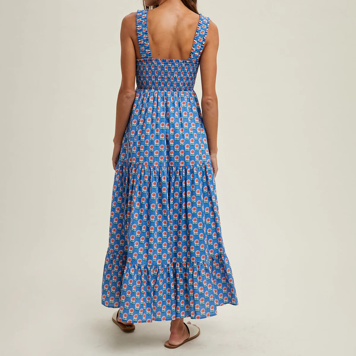 Women’s Square Neck Printed Dress
